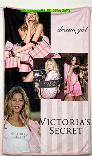 Victoria's Secret Dream Girl Flannel Sofa Throw Blanket V227